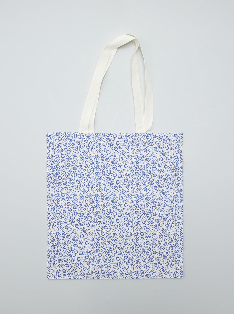 Tote bag con mensaje BEIGE - Kiabi
