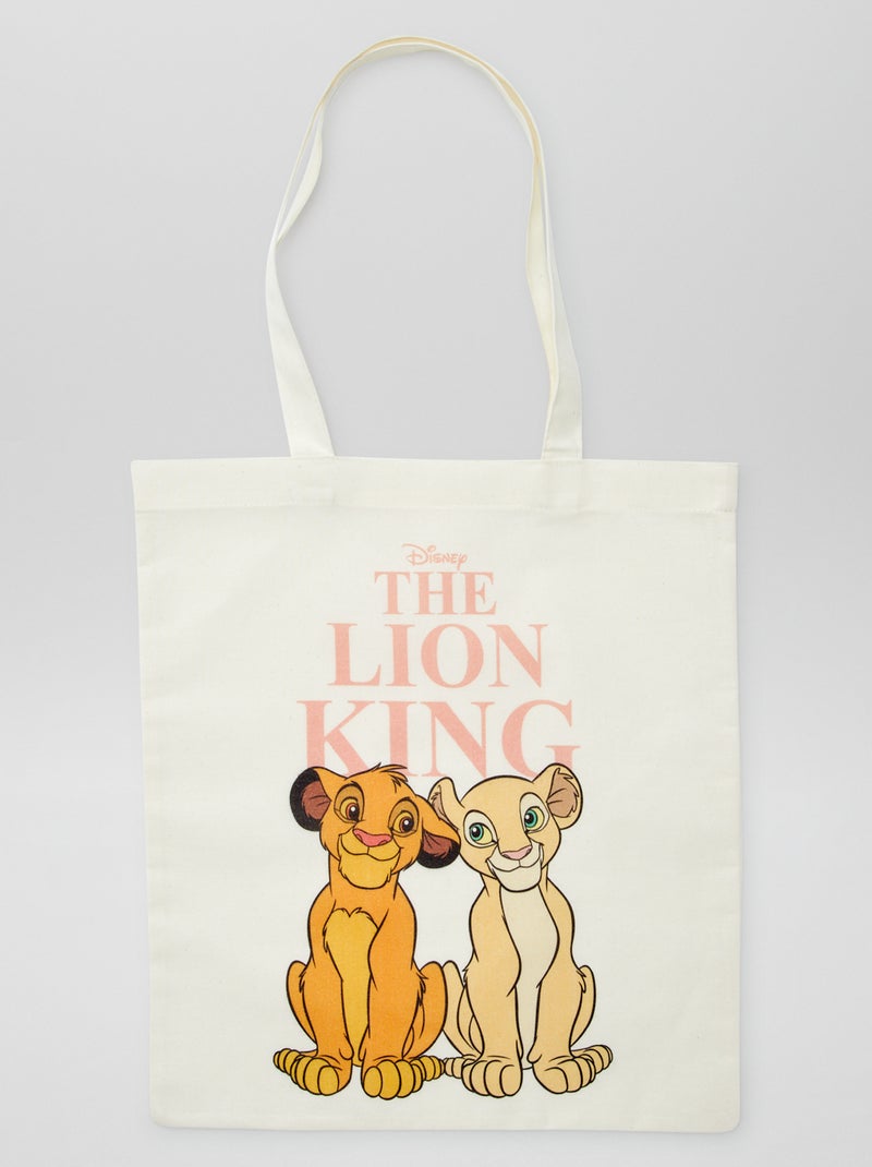 Tote bag 'El Rey León' 'Disney' BLANCO - Kiabi