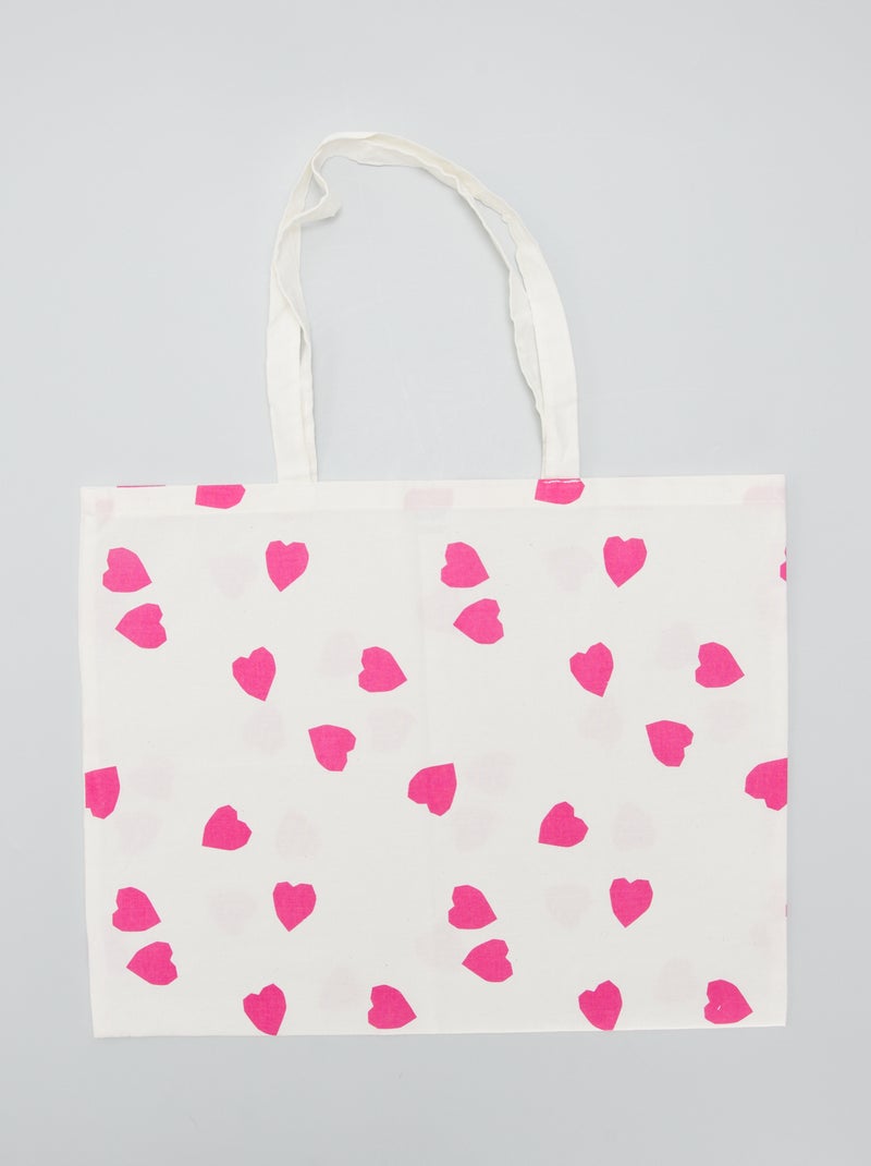 Tote bag estampada BLANCO - Kiabi