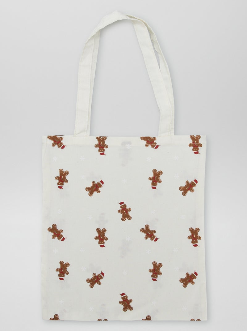 Tote bag estampada BLANCO - Kiabi