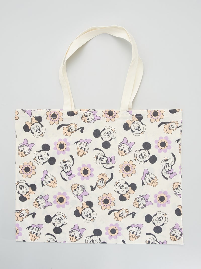 Tote-bag estampado 'Disney' BLANCO - Kiabi