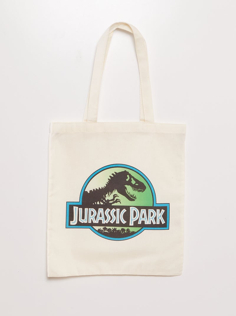 Tote bag 'Jurassic Park' BLANCO - Kiabi