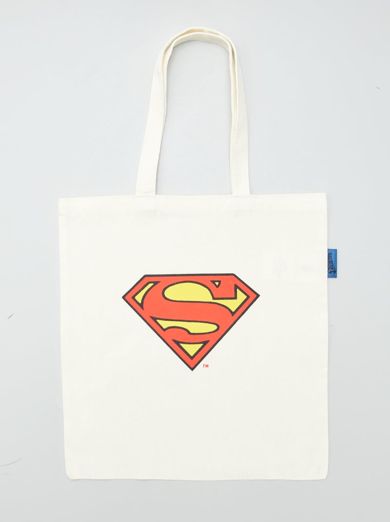 Tote bag 'Superman' BEIGE - Kiabi