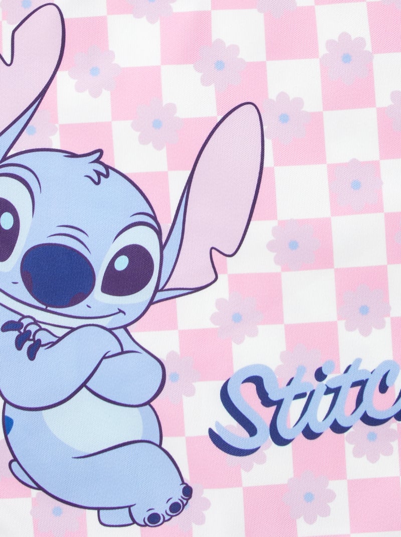 Tote bag vichy 'Stitch' 'Disney' ROSA - Kiabi