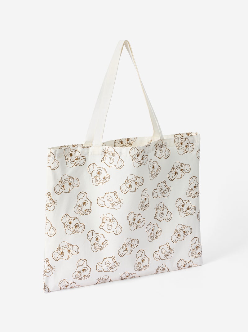 Tote bag XL "El Rey León" "Disney" Beige - Kiabi