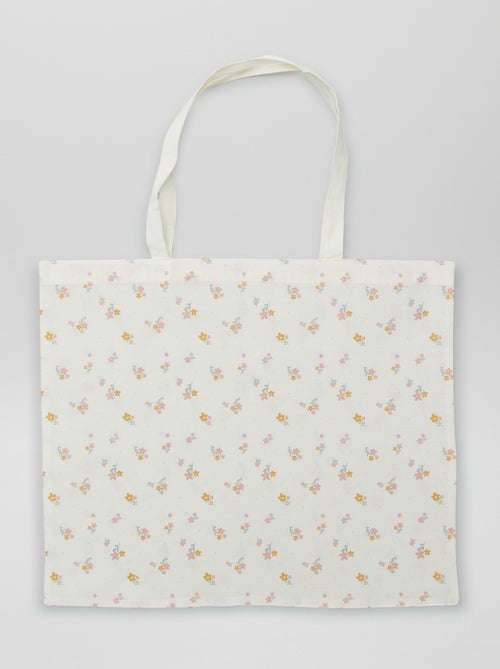 Tote bag XL estampada - Kiabi