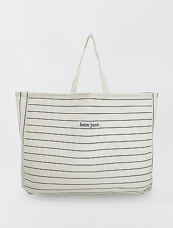 Tote-bag XXL de tela