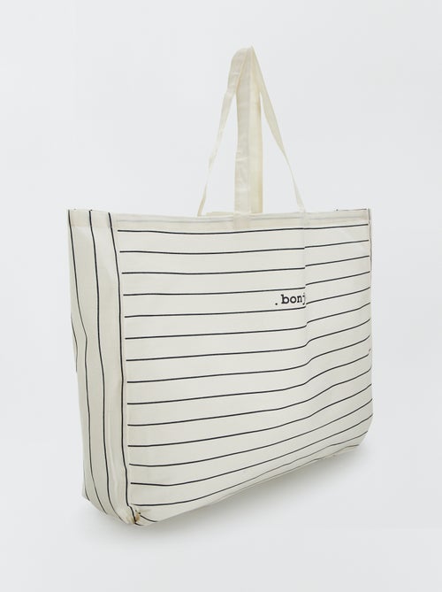 Tote-bag XXL de tela - Kiabi