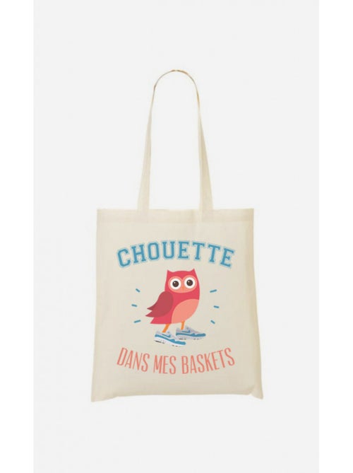 Totebag CHOUETTE DANS MES BASKETS - Kiabi Totebag CHOUETTE DANS MES BASKETS - Kiabi