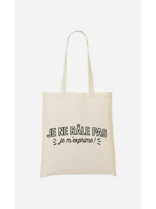 Totebag JE NE RALE PAS - Kiabi Totebag JE NE RALE PAS - Kiabi