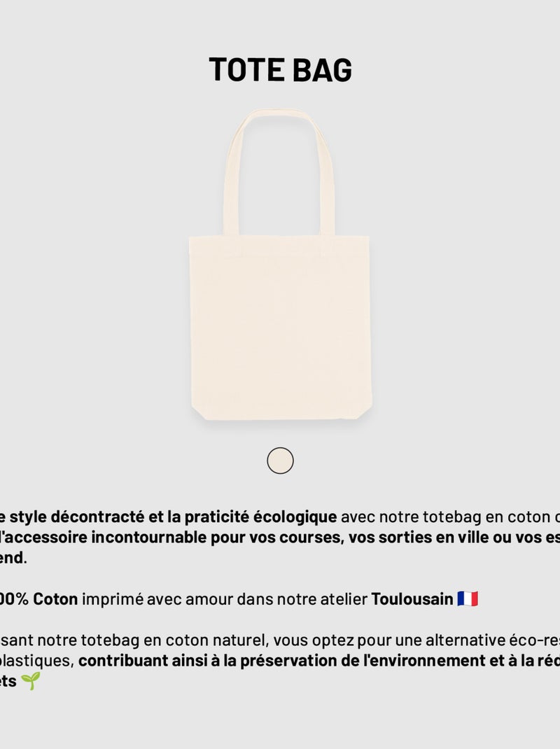 Totebag MAMMA MIA Beige - Kiabi
