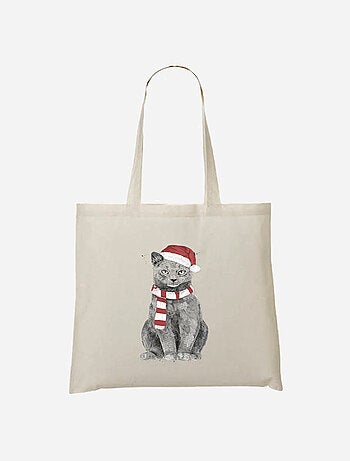 Totebag XMAS CAT