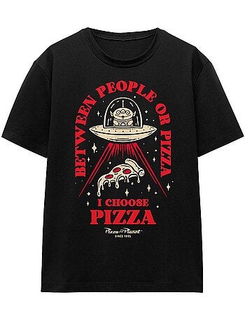 Toy Story - Camiseta Pizza Or People para Adultos Unisex