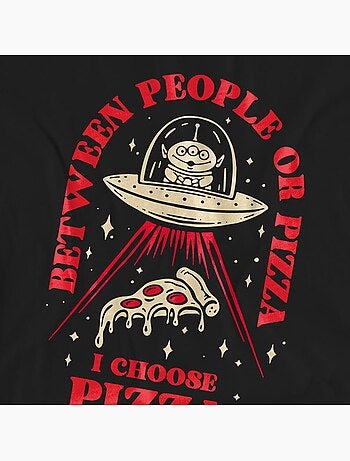 Toy Story - Camiseta Pizza Or People para Adultos Unisex