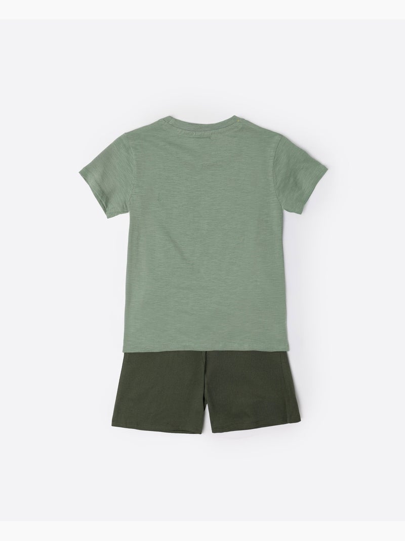 TOY STORY Pijama Manga Corta Nervousaurus para Niño Verde - Kiabi