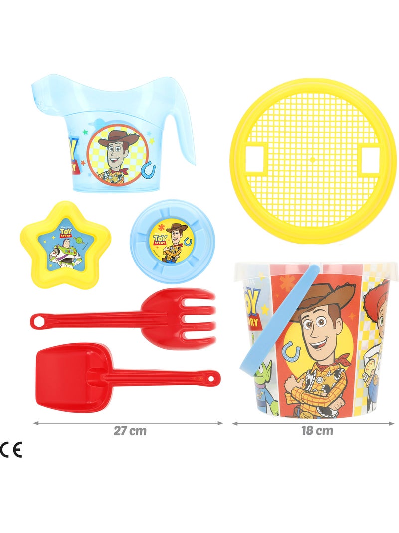 Toy story set cubo playa con accesorios toalla y bolsa N/D - Kiabi