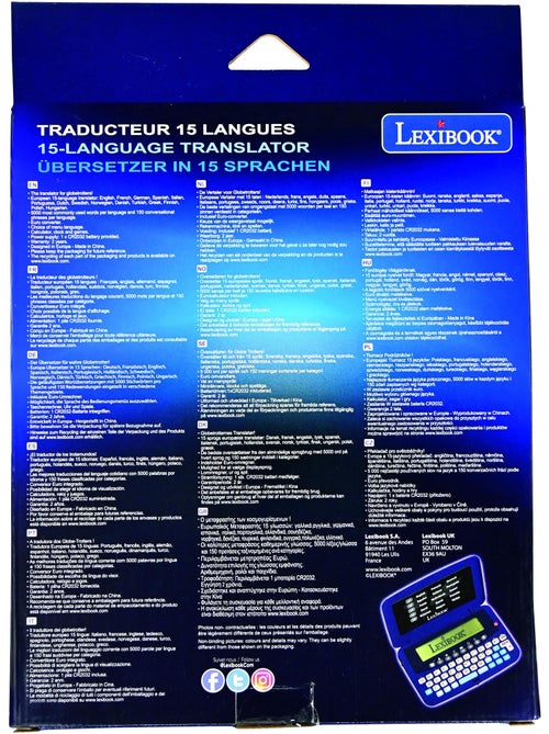 Traductor electr?nico de bolsillo 15 idiomas - Kiabi Traductor electr?nico de bolsillo 15 idiomas - Kiabi