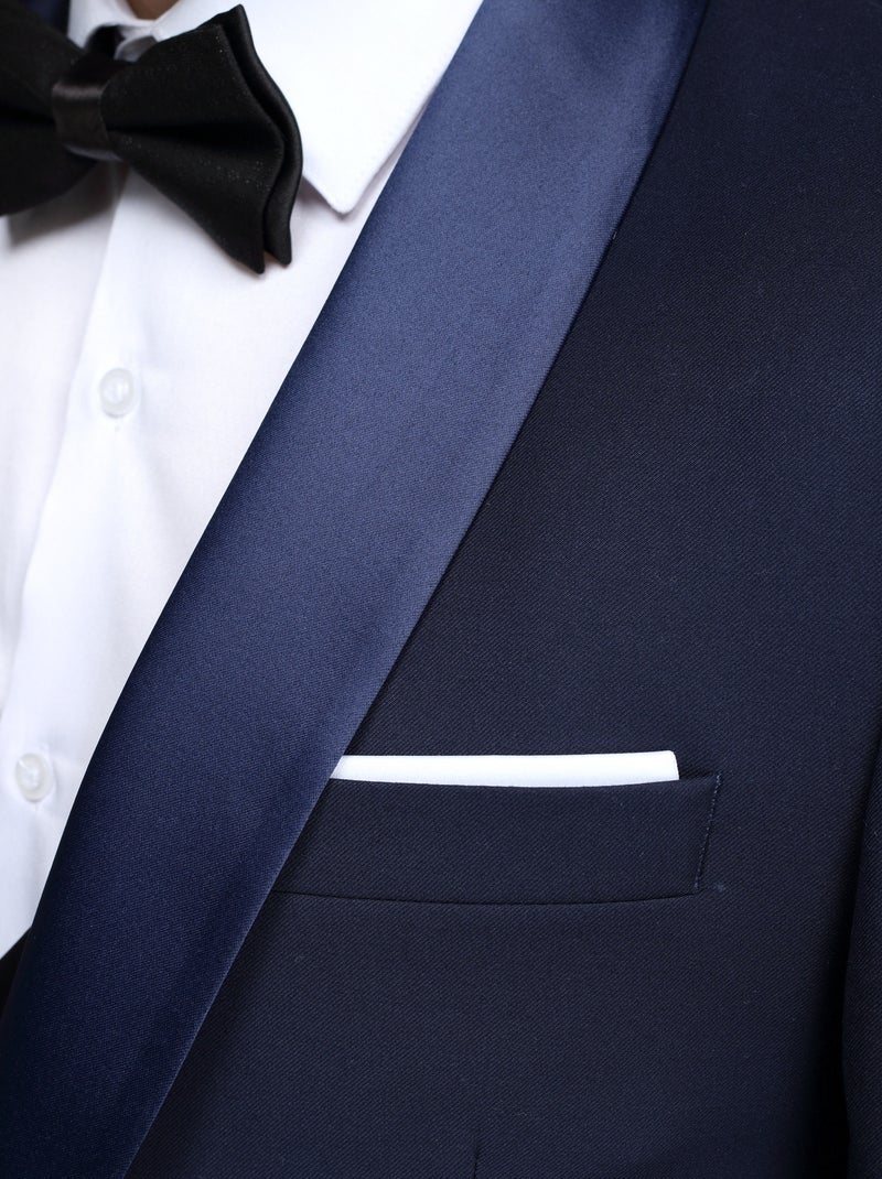 Traje Cónico delgado - Bill Tornade Azul oscuro - Kiabi
