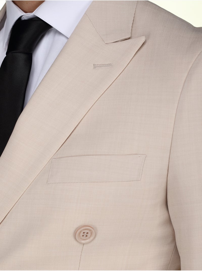 Traje cruzado de dos piezas - Leader Mode Marrón - Kiabi
