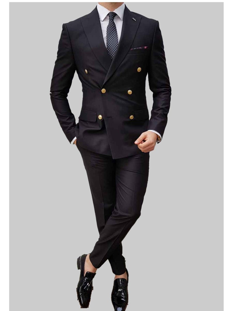 Traje cruzado Kebello Azul marino - Kiabi