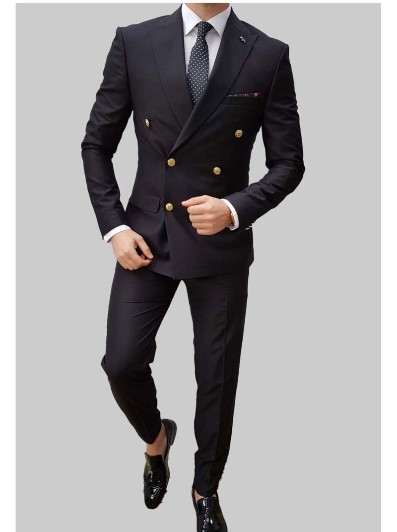Traje cruzado Kebello Azul marino - Kiabi