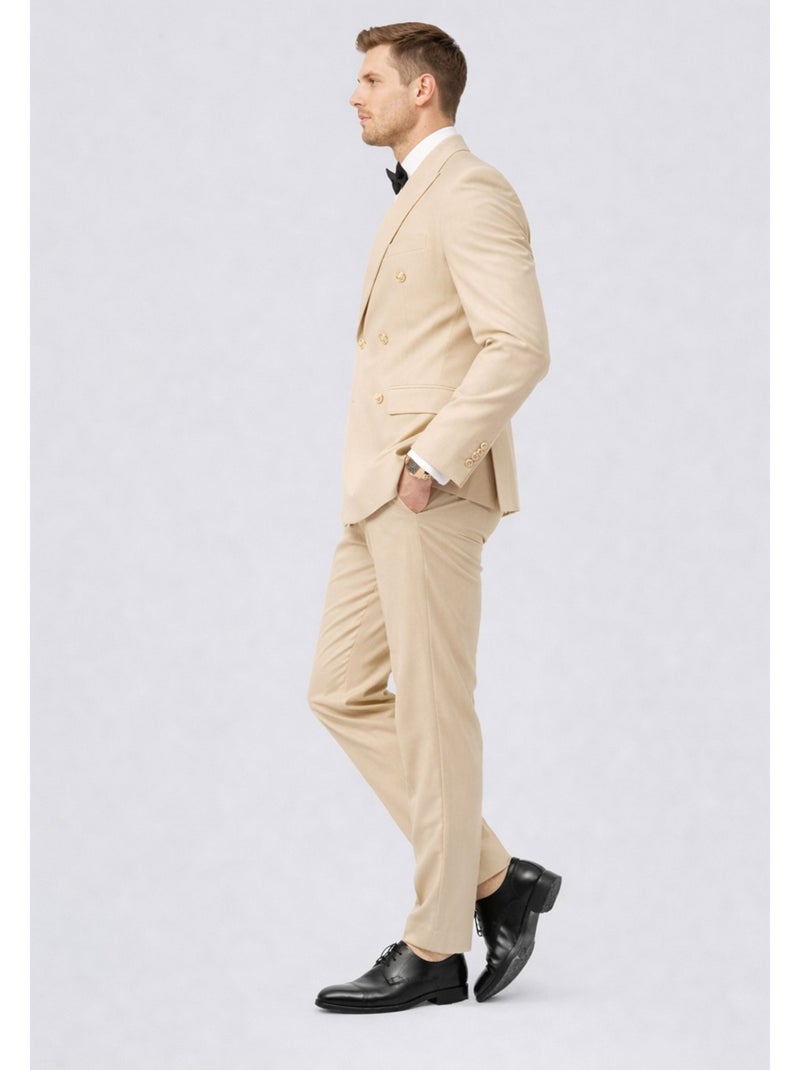Traje cruzado Kebello Beige - Kiabi