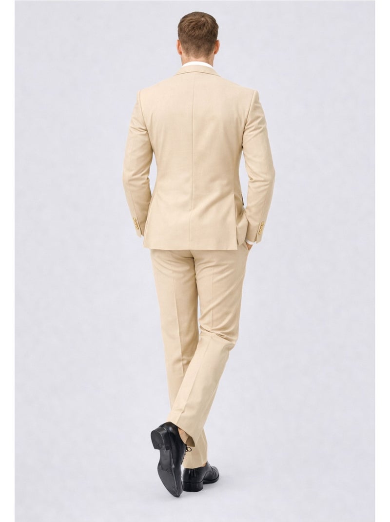 Traje cruzado Kebello Beige - Kiabi