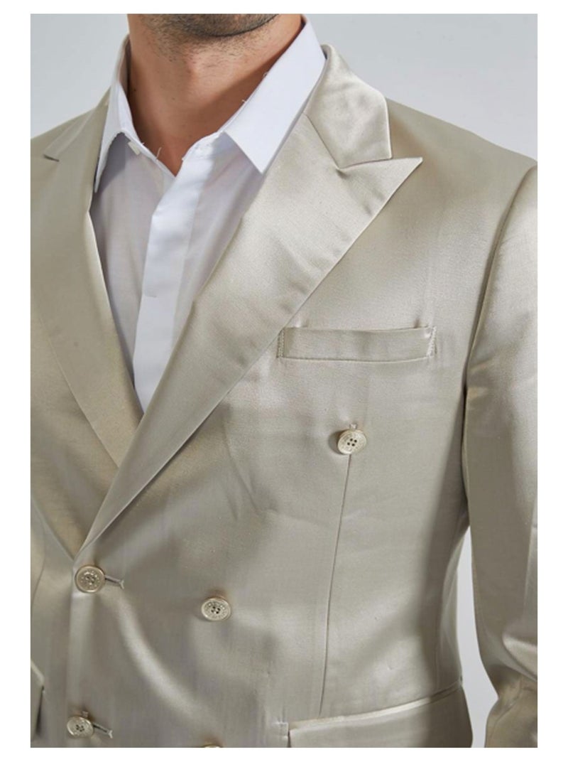 Traje cruzado Kebello Beige - Kiabi