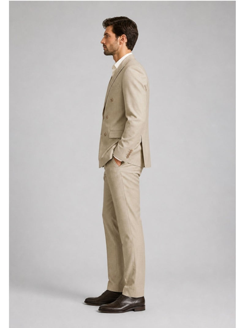 Traje cruzado Kebello Beige - Kiabi