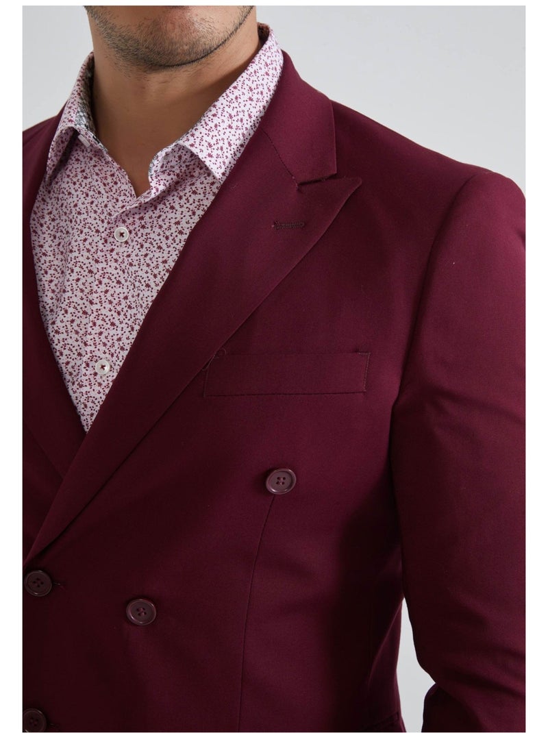 Traje cruzado Kebello Burdeos - Kiabi