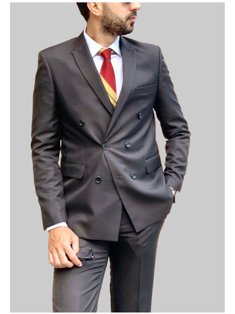 Traje cruzado Kebello Gris antracita - Kiabi