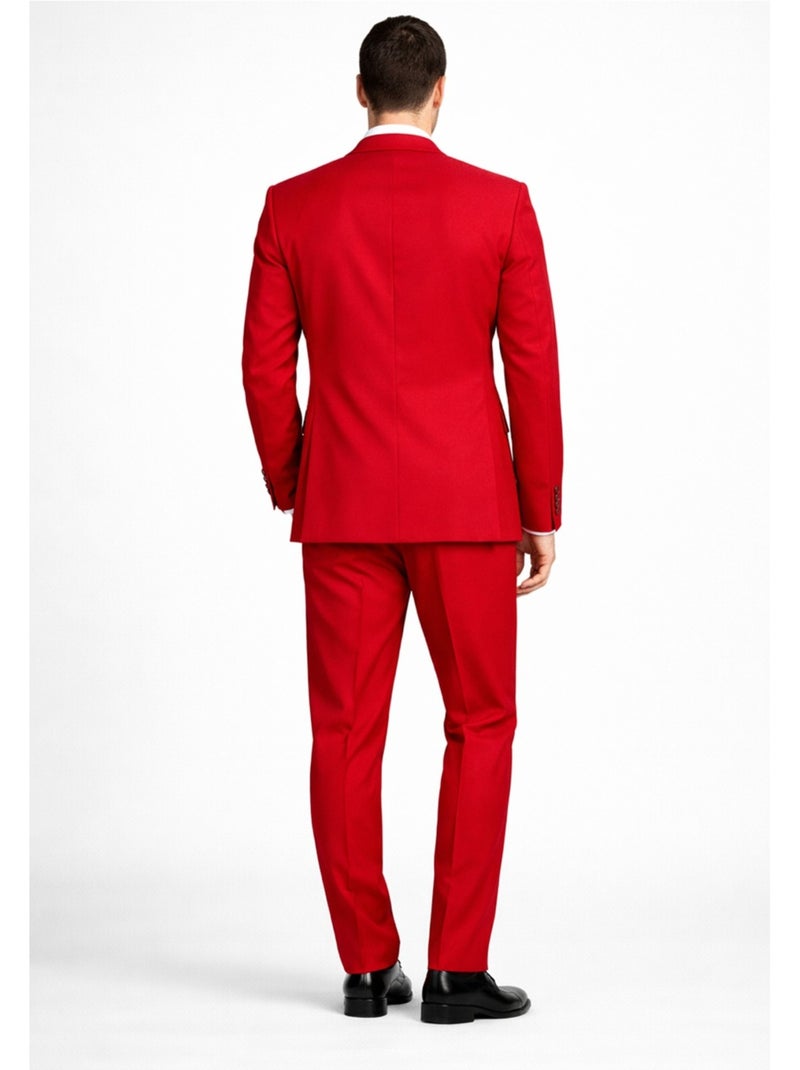 Traje de 2 botones Kebello Rojo - Kiabi