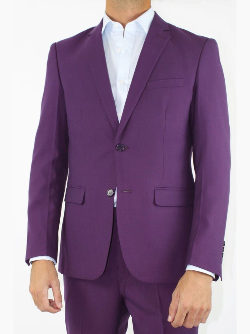 Traje de 2 botones Kebello Violeta - Kiabi