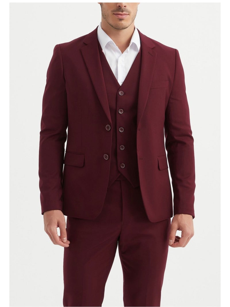 Traje de 3 piezas Kebello Burdeos - Kiabi