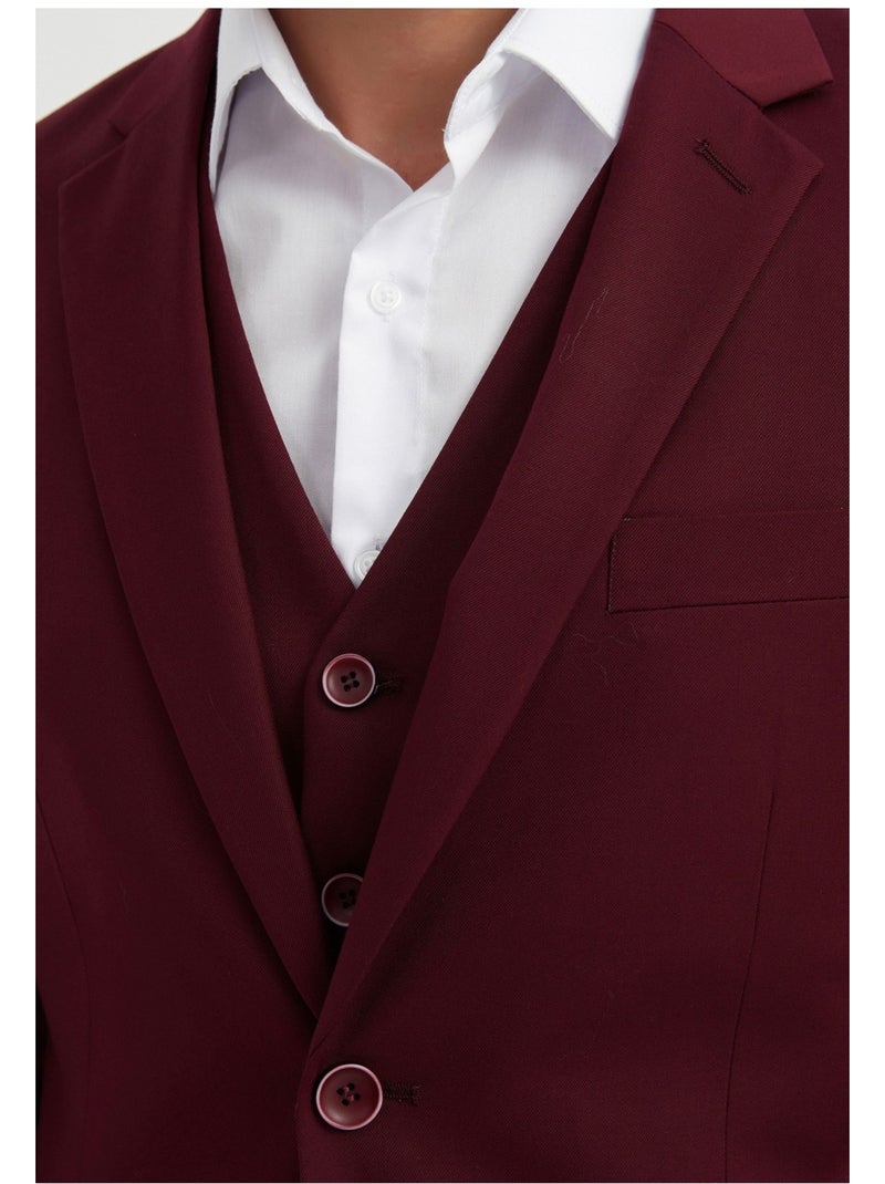 Traje de 3 piezas Kebello Burdeos - Kiabi
