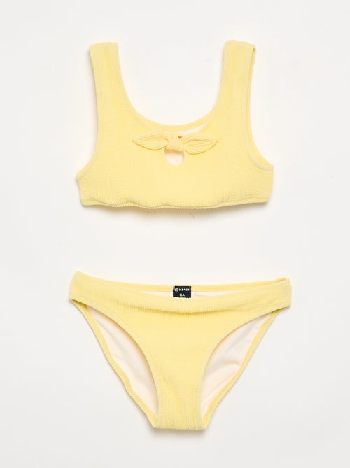 Traje de baño de 2 piezas con lazo - Kiabi