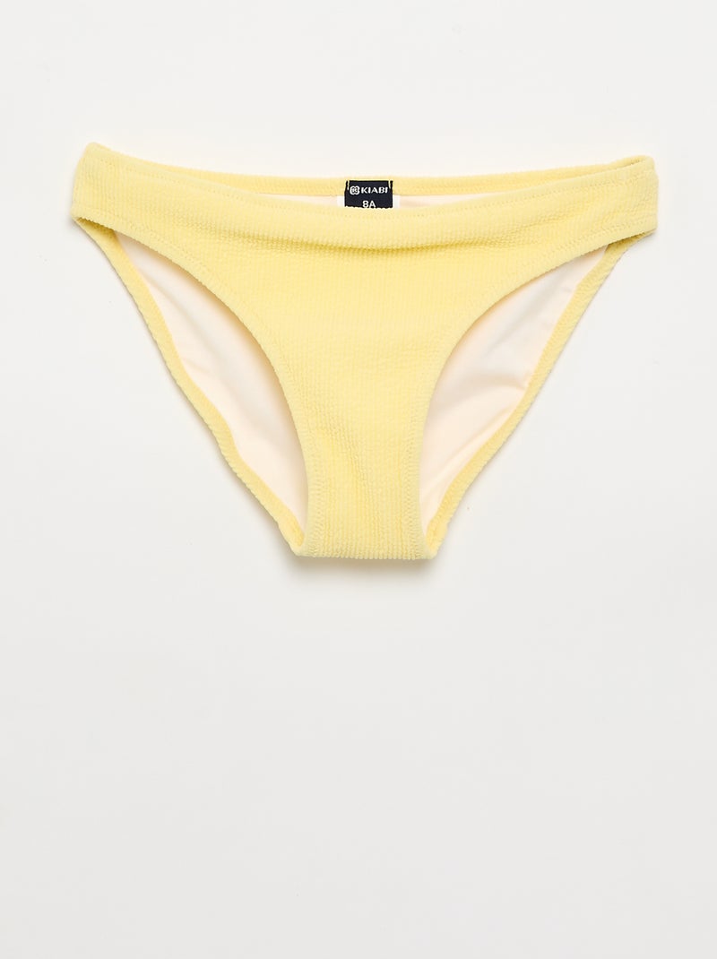 Traje de baño de 2 piezas con lazo Amarillo - Kiabi
