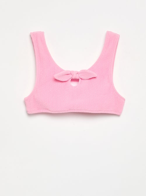 Traje de baño de 2 piezas con lazo - Kiabi