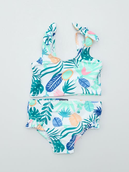 Traje de baño tropical  - 2 piezas - Kiabi