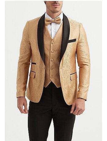 Traje de chaqueta de 3 piezas con pajarita incluida Kebello