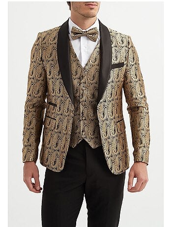 Traje de chaqueta de 3 piezas con pajarita incluida Kebello