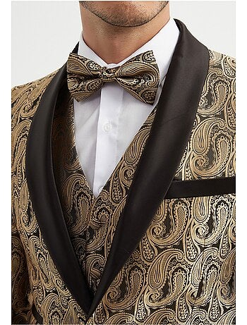 Traje de chaqueta de 3 piezas con pajarita incluida Kebello