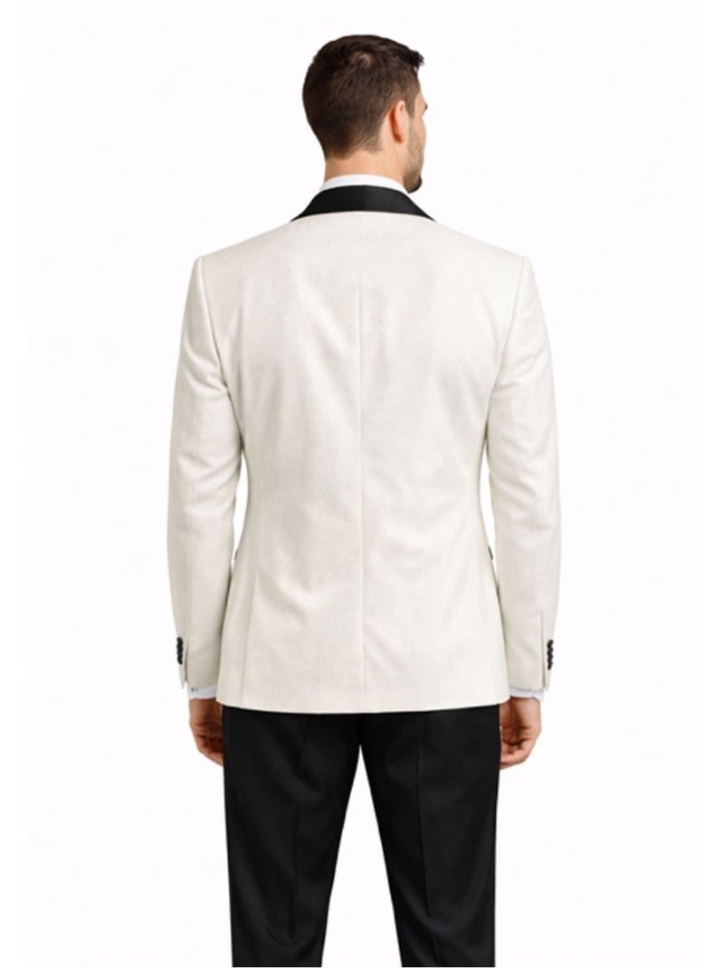 Traje de chaqueta de 3 piezas Kebello Blanco - Kiabi