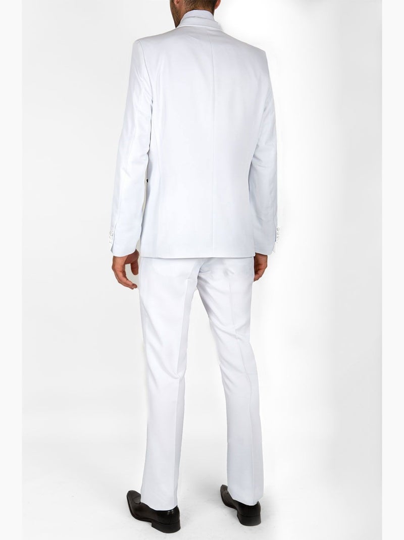 Traje de cuello mao Kebello Blanco - Kiabi