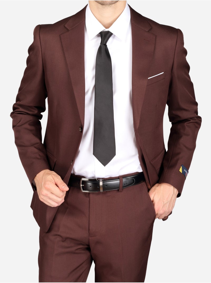 Traje de dos piezas - Leader Mode Marrón - Kiabi