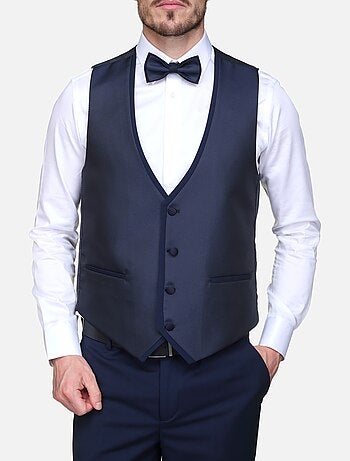 Traje de esmoquin de 4 piezas con chal - Leader Mode