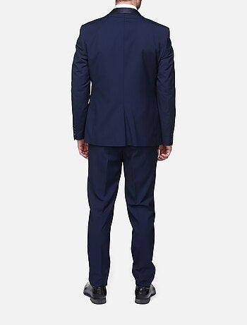 Traje de esmoquin de 4 piezas con chal - Leader Mode