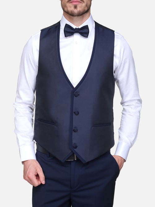 Traje de esmoquin de 4 piezas con chal - Leader Mode - Kiabi Traje de esmoquin de 4 piezas con chal - Leader Mode - Kiabi
