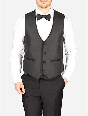 Traje de esmoquin de 4 piezas con chal - Leader Mode