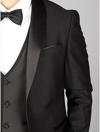 Traje de esmoquin de 4 piezas con chal - Leader Mode